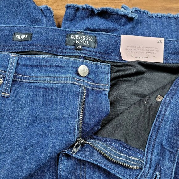 NYDJ CURVES 360 SHAPE SLIM STRAIGHT GLADIATOR SZ28 - Picture 8 of 9